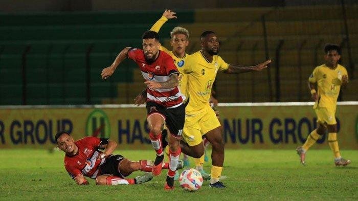 Hasil Liga 1 Madura Menang Barito Kalah